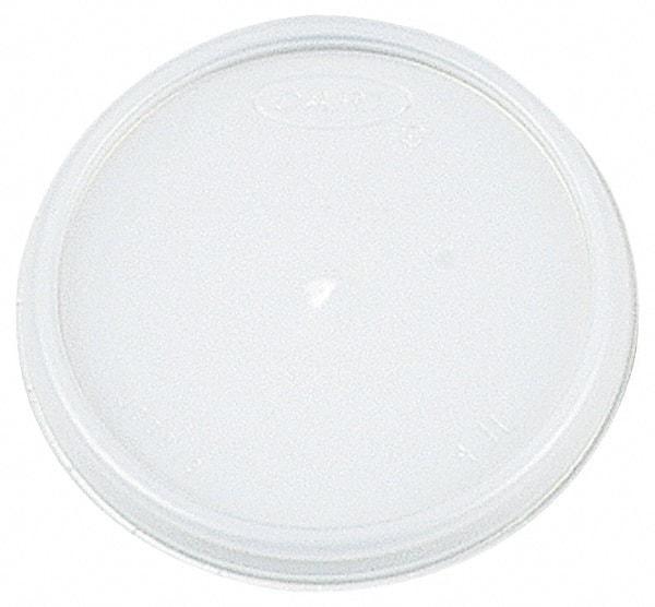 DART - Dart Lids for 8 oz Hot/Cold Foam Cups, Vented - White - Caliber Tooling