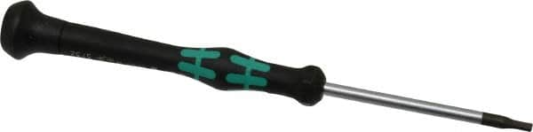 Wera - 3/32" Precision Miniature Hex Driver - 2-3/8" Bade Length, Ergonomic with Spinning Cap Handle, 2-3/8" OAL - Caliber Tooling