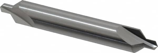 Hertel - #4 Plain Cut 82° Incl Angle Solid Carbide Combo Drill & Countersink - Caliber Tooling