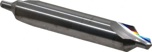 Hertel - #5 Plain Cut 82° Incl Angle Solid Carbide Combo Drill & Countersink - Caliber Tooling