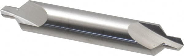 Hertel - #6 Plain Cut 90° Incl Angle Solid Carbide Combo Drill & Countersink - Caliber Tooling