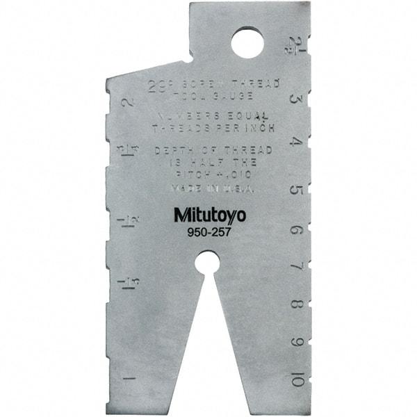 Mitutoyo - Screw Checkers Thread Type: Acme Minimum Threads per Inch: 1 - Caliber Tooling