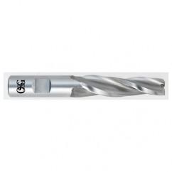 1/2 x 1/2 x 1-1/4 x 3-1/4 3 Fl HSS-CO Tapered Center Cutting End Mill -  Bright - Caliber Tooling