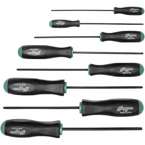 Bondhus - Screwdriver Sets Screwdriver Types Included: Torx Number of Pieces: 8 - Caliber Tooling