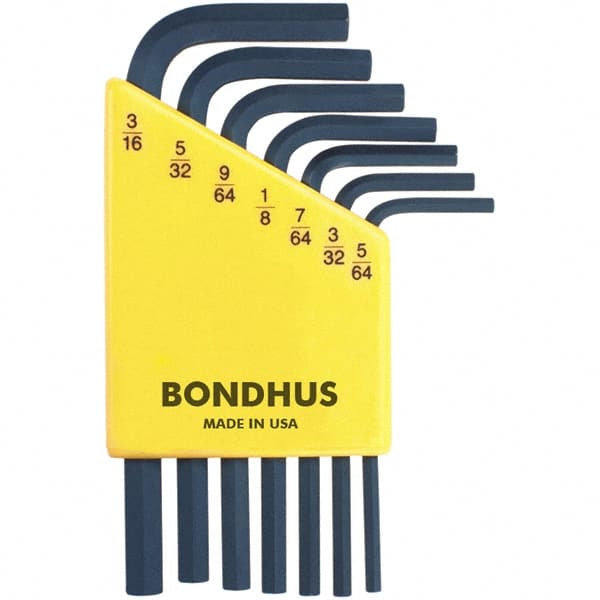 Bondhus - Hex Key Sets Tool Type: Hex Handle Type: L-Key Short Arm - Caliber Tooling