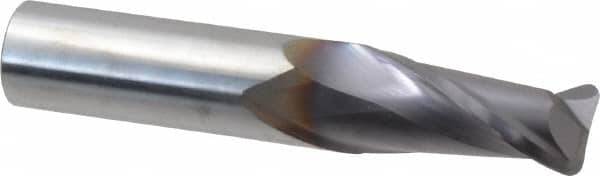 Niagara Cutter - 3/4", 2 Flute, Single End, Solid Carbide, 1/8" Corner Radius End Mill - 4" OAL, 30° Helix, Right Hand Flute, 1-1/2" LOC, Right Hand Cut - Caliber Tooling