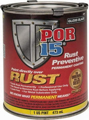 POR-15 - 1 Pint, Black, Rust Preventative Paint - Comes in Can - Caliber Tooling