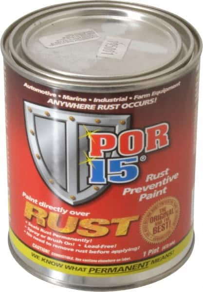 POR-15 - 1 Pint, Silver, Rust Preventative Paint - Comes in Can - Caliber Tooling