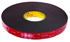 List 5952 1" x 36 yds VHB Acrylic Foam Tape - Black - Caliber Tooling