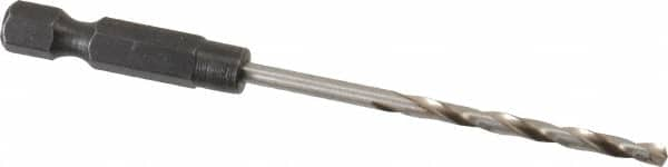 Cle-Line - 7/64" High Speed Steel, 118° Point, Hex Shank Maintenance Drill Bit - Caliber Tooling