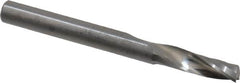 Onsrud - 3/16" Cutting Diam x 5/8" Length of Cut, 1 Flute, Upcut Spiral Router Bit - Uncoated, Right Hand Cut, Solid Carbide, 2" OAL x 3/16" Shank Diam, Single Edge, 21° Helix Angle - Caliber Tooling