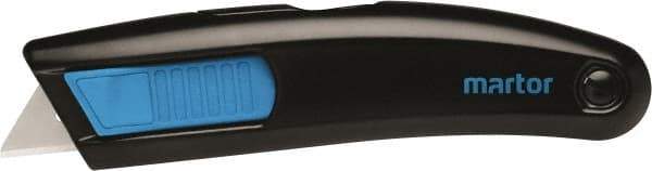 Martor USA - Retractable Utility Knife - Black & Blue Handle - Caliber Tooling