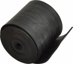 Made in USA - 1/16" Thick x 2" Wide x 60" Long, Plain Backed Buna-N Rubber Strip - Stock Length, 60 Shore A Durometer, 2,500 psi Tensile Strength, -20 to 170°F, Black - Caliber Tooling