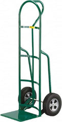 Little Giant - 800 Lb Capacity 49" OAH Hand Truck - 12 x 14" Base Plate, Loop Handle, Steel, Solid Rubber Wheels - Caliber Tooling