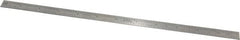 SPI - 12" Long, 1/100, 1/64, 1/50, 1/32" Graduation, Flexible Stainless Steel Rule - 16R Graduation Style, 1/2" Wide, Silver, Polished Finish - Caliber Tooling