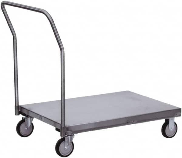 Jamco - 1,200 Lb Capacity Platform Truck - Stainless Steel Deck, 60" OAW, 9" Platform Height - Caliber Tooling