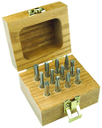 C-200 12Pc Set; 1/4" SH Dbl Cut - CBD - Burr - Caliber Tooling