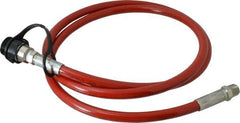 Value Collection - 1/4" Inside Diam x 3/8 NPT 6' Hydraulic Pump Hose - 10,000 psi, 59755199 Opposite End, Thermoplastic - Caliber Tooling