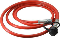 Value Collection - 1/4" Inside Diam x 3/8 NPT 10' Hydraulic Pump Hose - 10,000 psi, 59755199 Opposite End, Thermoplastic - Caliber Tooling