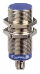 Telemecanique Sensors - PNP, NC, 15mm Detection, Cylinder Shielded, Inductive Proximity Sensor - 3 Wires, IP67, IP69K, 12 to 48 VDC, M30x1.5 Thread, 2.91 Inch Long - Caliber Tooling