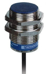 Telemecanique Sensors - NPN, 10mm Detection, Cylinder Shielded, Inductive Proximity Sensor - 3 Wires, IP68, IP69K, 12 to 24 VDC, M30x1.5 Thread, 1.69 Inch Long x 1.18 Inch Wide - Caliber Tooling