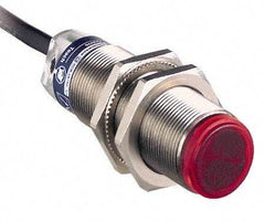 Telemecanique Sensors - Cable Connector, 1m Nominal Distance, Shock and Vibration Resistant, Diffused Photoelectric Sensor - 12 to 24 VDC, 500 Hz, Brass, 62mm Long x 18mm Wide x 7 Inch High - Caliber Tooling