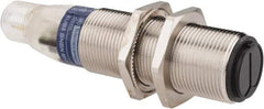 Telemecanique Sensors - 4 Pin M12 Connector, 0.6m Nominal Distance, Shock and Vibration Resistant, Diffused Photoelectric Sensor - 12 to 24 VDC, 500 Hz, Nickel Plated Brass, 2.99 Inch Long x 0.71 Inch Wide - Caliber Tooling