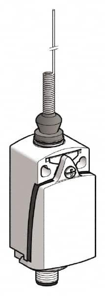 Telemecanique Sensors - SPDT, NC/NO, 240 VAC, 250 VDC, Screw Terminal, Cat Whisker Actuator, General Purpose Limit Switch - 1, 2, 4, 6, 12, 13 NEMA Rating, IP66, IP67 IPR Rating - Caliber Tooling