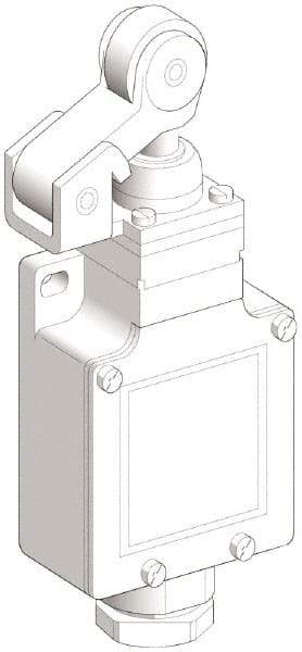 Telemecanique Sensors - DP, NC/NO, 240 VAC, Screw Terminal, Roller Plunger Actuator, General Purpose Limit Switch - IP66 IPR Rating - Caliber Tooling