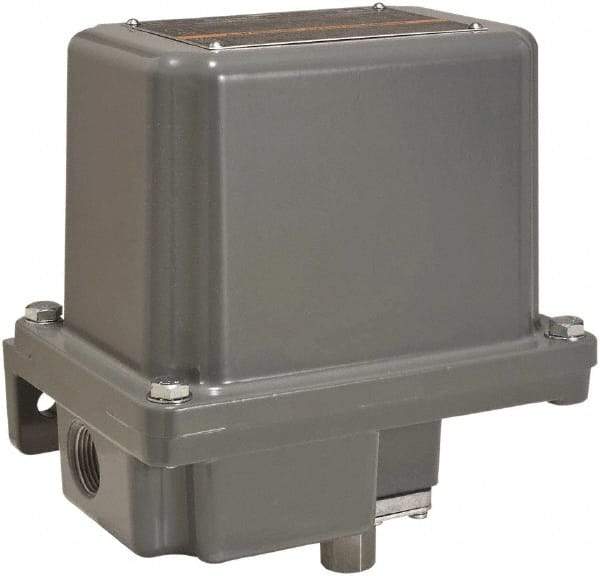 Square D - 7 and 9 NEMA Rated, SPDT, 5 to 250 psi, Electromechanical Pressure and Level Switch - Adjustable Pressure, 120 VAC at 6 Amp, 125 VDC at 0.22 Amp, 240 VAC at 3 Amp, 250 VDC at 0.27 Amp, 1/4 Inch Connector, Screw Terminal, For Use with 9012G - Caliber Tooling