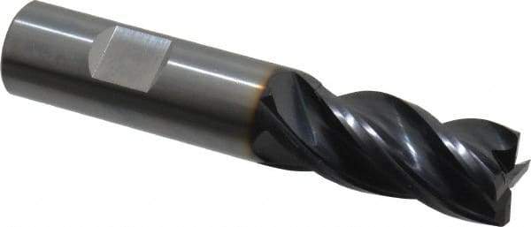 OSG - 3/4", 4 Flute, Single End, Solid Carbide, 0.03" Corner Radius End Mill - 4" OAL, Right Hand Flute, 1-1/2" LOC, Right Hand Cut - Caliber Tooling