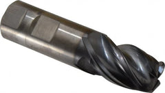 Kennametal - 1", 4 Flute, Solid Carbide, 1/4" Corner Radius End Mill - 4" OAL, 1-1/2" LOC - Caliber Tooling