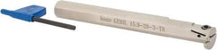 Iscar - GEHI, Left Hand, 0.315" Max Depth of Cut, 0.095 to 1/8" Groove Width, Indexable Grooving Tool Holder - GEMI.., GEPI.. Insert Compatibility, 5/8" Shank Width, 6" OAL, Through Coolant - Caliber Tooling