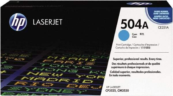 Hewlett-Packard - Cyan Toner Cartridge - Use with HP Color LaserJet CM3530 MFP, CP3525 - Caliber Tooling