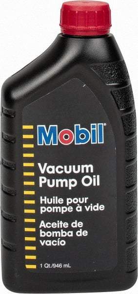 Mobil - 1 Qt Bottle Mineral Vacuum Pump Oil - SAE 20, ISO 68, 100 cSt at 40°C - Caliber Tooling