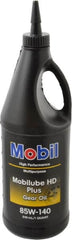 Mobil - 0.25 Gal Bottle, Gear Oil - 26.6 St Viscosity at 100°C, 260 St Viscosity at 40°C - Caliber Tooling