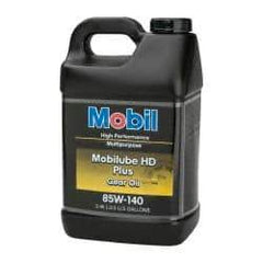 Mobil - 2.5 Gal Bottle, Gear Oil - 26.6 St Viscosity at 100°C, 260 St Viscosity at 40°C - Caliber Tooling