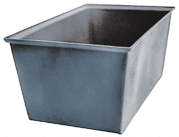 Bayhead Products - Gray Polyethylene Tote Container - Nesting, 23" Long x 15" Wide x 12" High - Caliber Tooling