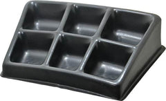 Bayhead Products - 12-1/2" Wide x 3" High x 8-1/2" Deep, Small Parts Assembly Tray - Plastic Frame, 6 Compartments, 3" Wide x 2-1/2" Deep Bin - Caliber Tooling