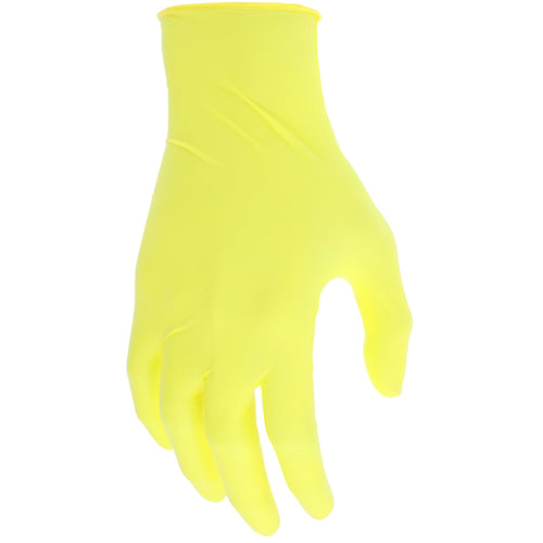 3.5 mil Economy Powder Free NBR Yellow XL