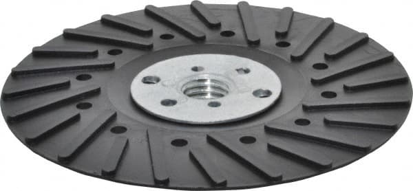 Value Collection - 5" Diam Locking Nut Disc Backing Pad - Hard Density, 20,000 RPM - Caliber Tooling