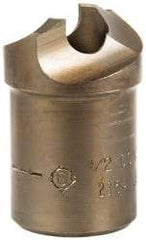 Greenlee - 1/2" Conduit Round Punch - 7/8" Hole Diam - Caliber Tooling