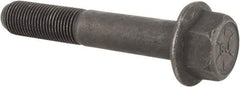 Value Collection - 1/2-20 UNF, 3" Length Under Head, Hex Drive Flange Bolt - 1-1/4" Thread Length, Grade 8 Alloy Steel, Smooth Flange, Phosphate & Oil Finish - Caliber Tooling