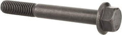 Value Collection - 1/2-13 UNC, 4" Length Under Head, Hex Drive Flange Bolt - 1-1/4" Thread Length, Grade 8 Alloy Steel, Smooth Flange, Phosphate & Oil Finish - Caliber Tooling