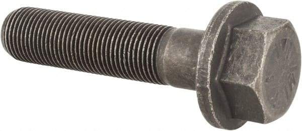 Value Collection - 5/8-18 UNF, 2-3/4" Length Under Head, Hex Drive Flange Bolt - 1-1/2" Thread Length, Grade 8 Alloy Steel, Smooth Flange, Phosphate & Oil Finish - Caliber Tooling