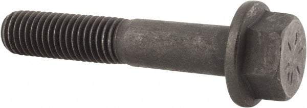 Value Collection - 5/8-11 UNC, 3-1/2" Length Under Head, Hex Drive Flange Bolt - 1-1/2" Thread Length, Grade 8 Alloy Steel, Smooth Flange, Phosphate & Oil Finish - Caliber Tooling