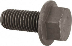 Value Collection - 3/4-10 UNC, 1-3/4" Length Under Head, Hex Drive Flange Bolt - 1-3/4" Thread Length, Grade 8 Alloy Steel, Smooth Flange, Phosphate & Oil Finish - Caliber Tooling