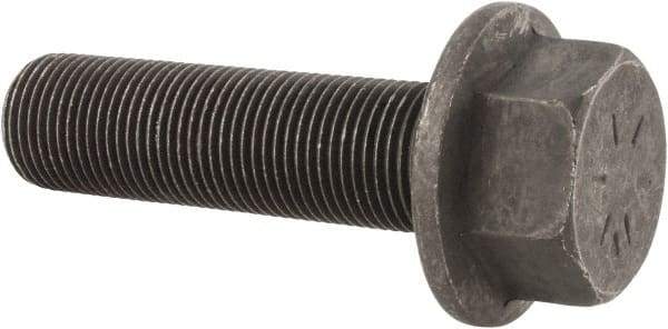 Value Collection - 3/4-16 UNF, 2-3/4" Length Under Head, Hex Drive Flange Bolt - 1-3/4" Thread Length, Grade 8 Alloy Steel, Smooth Flange, Phosphate & Oil Finish - Caliber Tooling