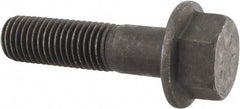 Value Collection - 3/4-10 UNC, 3" Length Under Head, Hex Drive Flange Bolt - 1-3/4" Thread Length, Grade 8 Alloy Steel, Smooth Flange, Phosphate & Oil Finish - Caliber Tooling