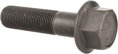 Value Collection - 3/4-16 UNF, 3" Length Under Head, Hex Drive Flange Bolt - 1-3/4" Thread Length, Grade 8 Alloy Steel, Smooth Flange, Phosphate & Oil Finish - Caliber Tooling